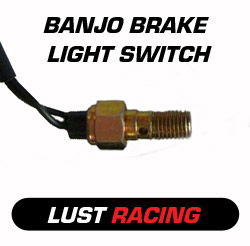 In-line Brake Line Pressure Switch Single Banjo for Motorcycle Rear Brake Light