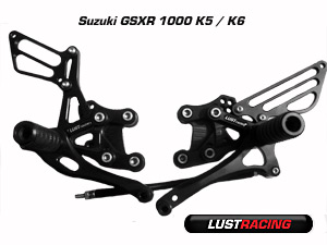 Suzuki GSXR1000 K5,K6 rearsets