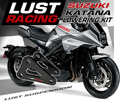 2019 2020 2021 2022 Suzuki Katana lowering kit by LUST Racing
