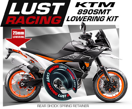LUST Racing KTM 890SMT lowering kit 2023-on KTM 890SMT lowering kit 2023 2024 and onward