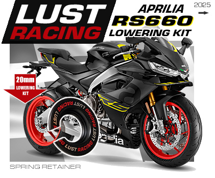 2025-2026 Aprilia RS660 lowering kit LUST Racing