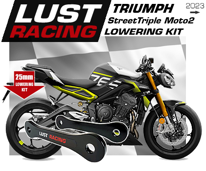 2023-2026 Triumph Street Triple 765 MOTO2 lowering kit