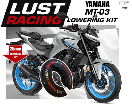 2025 on Yamaha MT-03 lowering kit type RH25