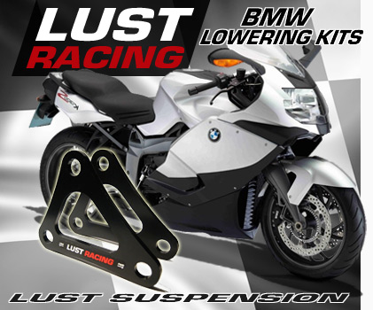 BMW motorcycle lowering kits, K1300S lowering kit pictured