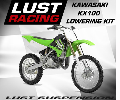 Kawasaki KX100 lowering kit