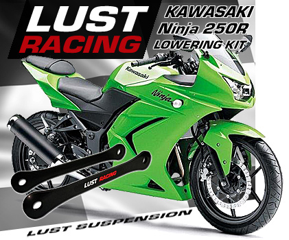 Kawasaki Ninja 250 R lowering kit 2008-2012