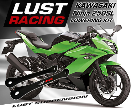 Kawasaki Ninja 250SL Lowering kit | Ninja ZX250SL Lowering Links | Only 59.90 + pp | Seat height reduction Ninja
