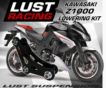 Kawasaki Z1000 lowering kit, 2010-2013