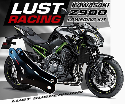 Kawasaki Z900 lowering kit, years 2017 2018 2019 2020 2021 2022