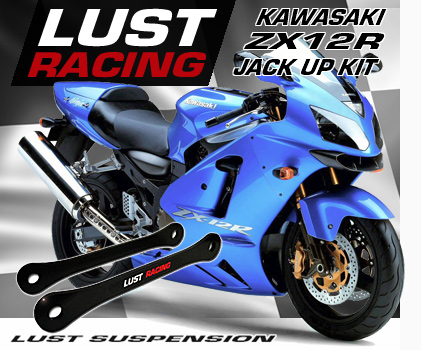 Kawasaki Ninja jack up kits | ZX12R Jack up kits 30% OFF! ZX 12 tail riser dog-bones