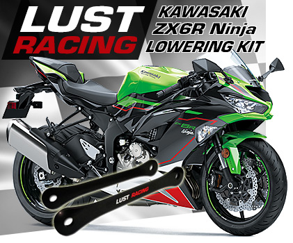 Kawasaki ZX-6R 636 Ninja 2019 to 2022 lowering kit, LUST RACING