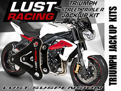 Triumph Street Triple 675 R jack up kits, tail riser kits for Triumph Street Triple 675 R