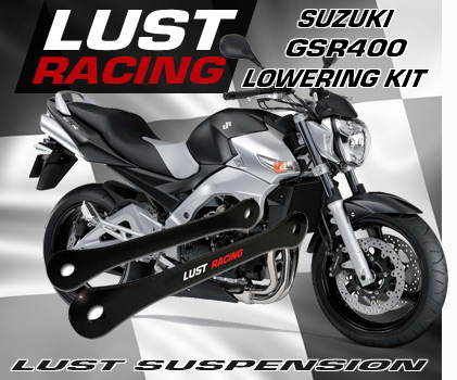 GSR400 lowering kit,Lust Racing lowering links for a Suzuki GSR400