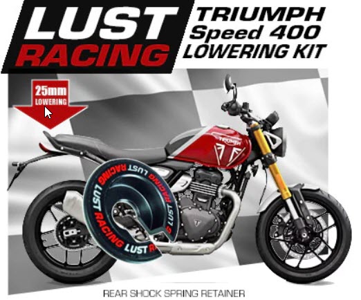 Triumph Speed 400 lowering kit 2023-2025