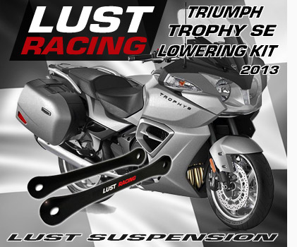 Triumph Trophy lowering kit reduces the seat height