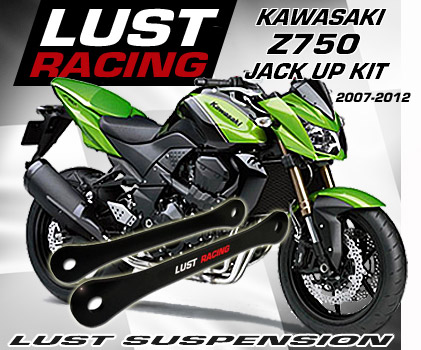 Kawasaki Z750 jack up kit, tail raiser links