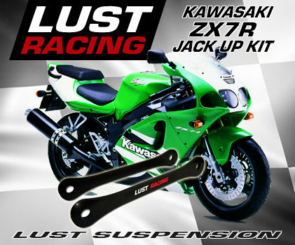 Kawasaki ZX-7R Jack Up Kit L M N 1993-1996 Suspension Links LUST RACING Linkage 